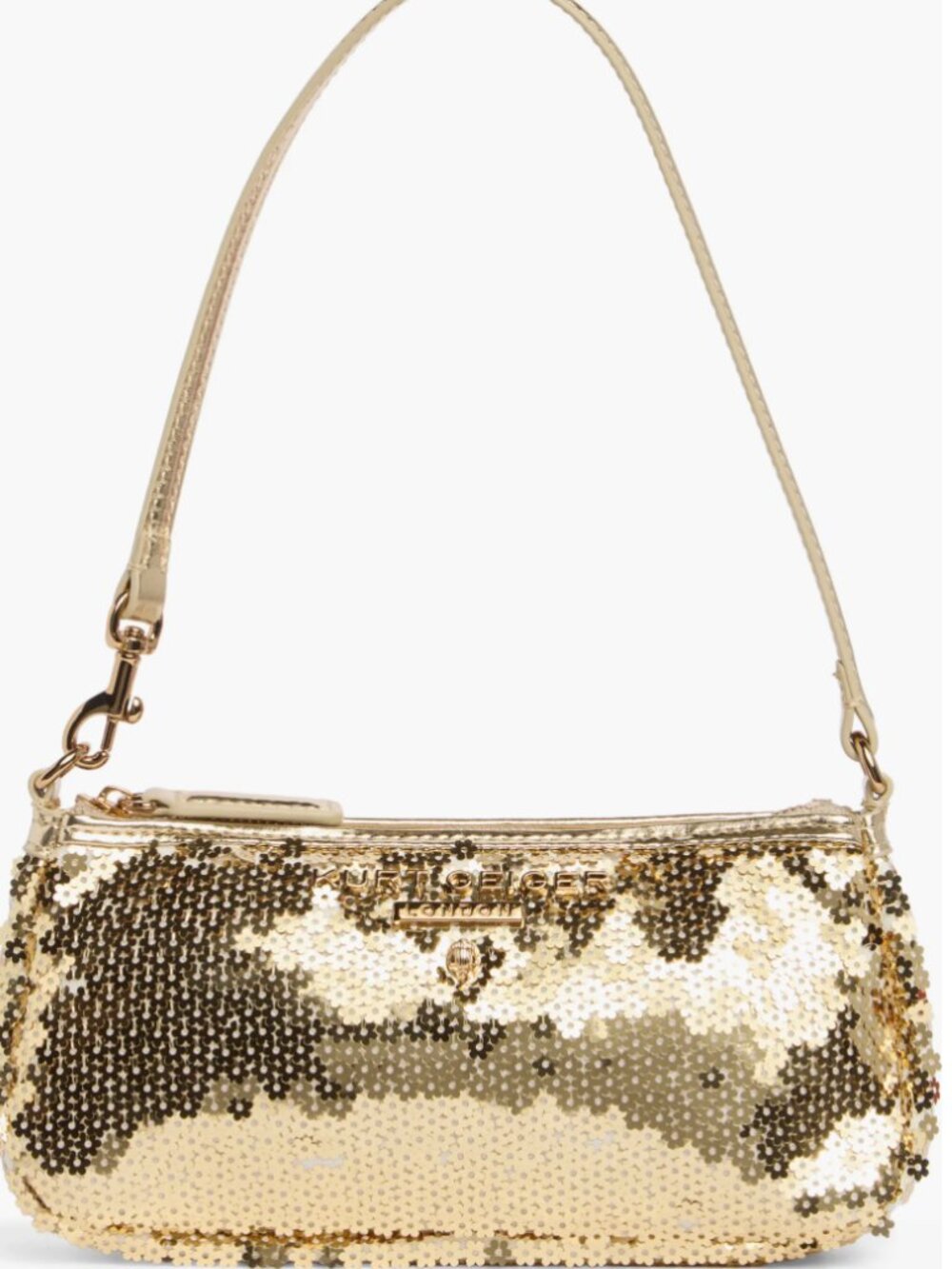 Kurt Geiger Gold Sequin Highgate bag